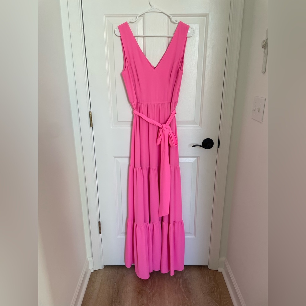 Lilly Pulitzer - Neon Pink Maxi Dress - Size 6